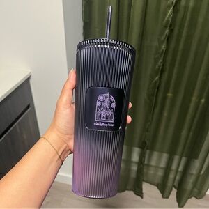 walt disney world starbucks tumbler bottle straw